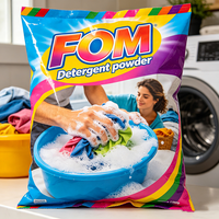 Lessive en poudre personnalisée en gros avec logo, multi-spécifications, pour lavage en machine ou à la main, nettoyage en profondeur