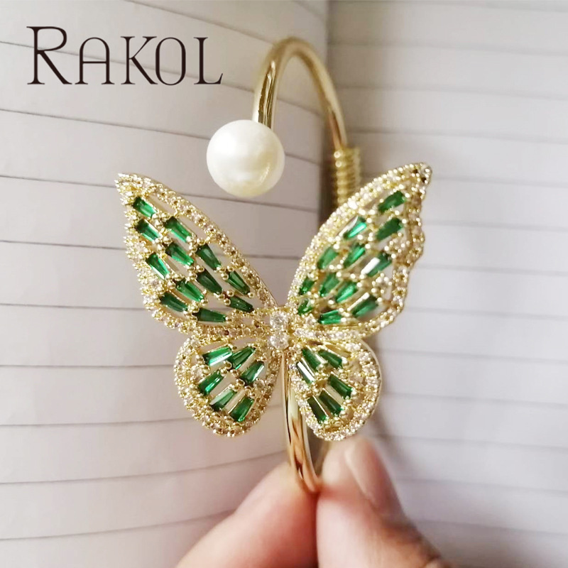 Gold Plated-Greeen stone