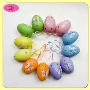 ไข่อีสเตอร์ DAMAI ของตกแต่งวันหยุด ของขวัญ DIY ไข่พลาสติกเพ้นท์ลาย ของตกแต่งงานปาร์ตี้วันหยุดสำหรับบ้าน - Product Image 3