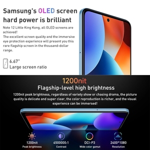<span class=keywords><strong>Xiaomi</strong></span>-smartphone <span class=keywords><strong>Redmi</strong></span> <span class=keywords><strong>Note</strong></span> <span class=keywords><strong>12</strong></span>, Original, 5G, 4GB + <span class=keywords><strong>128GB</strong></span>, 6,67 pulgadas, 4 Gen1 Snapdragon, Octa - Product Image 3