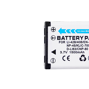 Prix d'usine pour <span class=keywords><strong>Olympus</strong></span> Li-42B et Fuji NP45 appareil photo numérique batterie au Lithium 1500mAh capacité 3.7V tension Stock produit - Product Image 3