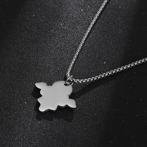 Collana di moda in acciaio al titanio da <span class=keywords><strong>uomo</strong></span> con ciondolo fantasma strano gioiello con catena di tendenza - Product Image 3