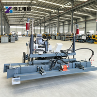 Machine de nivellement laser automotrice pour béton avec moteur de marque américaine pour sols de port