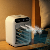 Ventilador de Pulverización Portátil Ligero de 480g, Enfriador de Aire de Escritorio con Alimentación USB de 5V, Humidificador para el Hogar, Dormitorio, Oficina y Escritorio