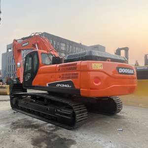 Excavadora Usada Doosan DX340 de 30-40 Toneladas, Bien Mantenida, con Motor y PLC Completamente Probados, en Buen Estado - Product Image 3