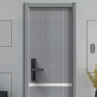 Serrure à levier numérique en aluminium, serrure intelligente avec empreinte digitale, mot de passe, carte-clé, application Tuya, serrure de porte pour la maison, l'hôtel, le bureau