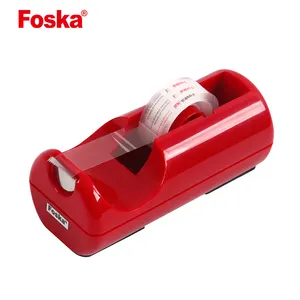 Foska papelería Mini dispensador de cinta adhesiva de plástico de escritorio para niños