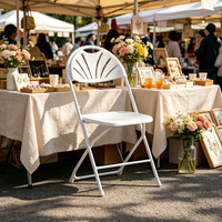 Chaises et tables pliantes portables pour événements intérieurs/extérieurs, camping, pique-nique, réceptions et repas