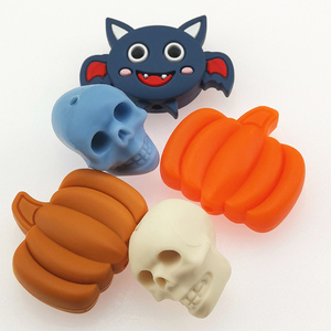 Nouveau design drôle jouet de dentition perles à mâcher en Silicone en vrac perles focales en Silicone de qualité alimentaire pour bijoux chaîne de sucette - Product Image 4