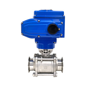 Válvula de bola eléctrica de alto vacío de 1 pulgada, tipo abrazadera de acero inoxidable 304 con accionamiento eléctrico para aplicaciones de gas - Product Image 5