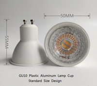 Spot LED GU10 encastrable dimmable haute efficacité COB pour intérieur