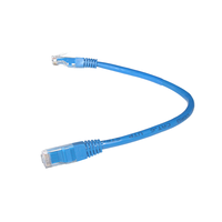 1m Cat 5E RJ45 Plug Cat6 kabel lurus WiFi Ethernet lintas-lan ekstensi lurus Crossover SFTP UTP kabel komunikasi