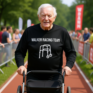 T-shirt à manches longues de l'équipe Walker Racing, cadeau humoristique pour personnes âgées - Product Image 3