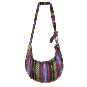Tas Selempang Bahu Boho Etnis Kustom Tas Tote Hobo Hippie Katun Tambal Sulam - Product Image 6