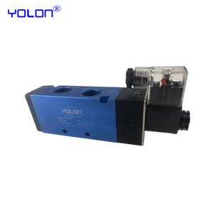 4V210-08 Válvula <span class=keywords><strong>solenoide</strong></span> AC 110V <span class=keywords><strong>2</strong></span> <span class=keywords><strong>posiciones</strong></span> <span class=keywords><strong>5</strong></span> vías PT1 / 4 "Control eléctrico neumático de aire de tipo único - Product Image 5