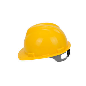 EN397認定V字型調整可能サイズ保護ヘルメット建設作業者用ABS HDPEハードハットロータリーノブ安全ギア付き - Product Image 4