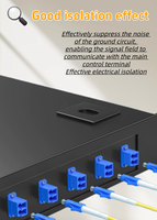 LC Fiber Optic Adapter FTTH Duplex Connector LC Duplex Fiber Optic Adapter and Coupler with Fiber Optic Patch and Patch Cord