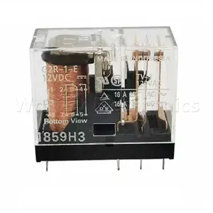 ממסר כוח רכיב אלקטרוני 12v/24vdc 16a 8pin טבל מודול ממסר G2R-1-E-12VDC