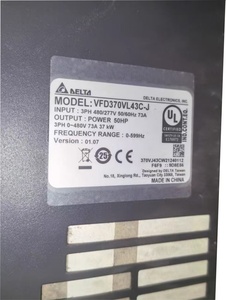 ไดรฟ์ AC สามเฟส 0.4KW 400V พร้อมระบบควบคุมแบบวงปิด และมาตรฐาน IP20 ขนาด 433.9x230x99.2 มม. สำหรับมอเตอร์ VFD-370-VL43C-J ไดรฟ์ AC แบบปรับความถี่ได้ - Product Image 6