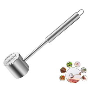 New Arrival <b>Kitchen</b> <b>Gadget</b> Meat Tenderizer <b>Tool</b> Heavy Duty 304 Stainless Steel Meat Hammer - Product Image 1