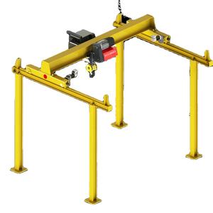 Grúa de un solo haz de doble haz Kbk, sistema de riel de aleación de aluminio, grúa monorraíl de suspensión a la venta - Product Image 1