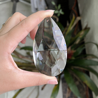 Pièces de lustre en cristal, accessoires de lustre en cristal transparent en forme de goutte d'eau MH-12822