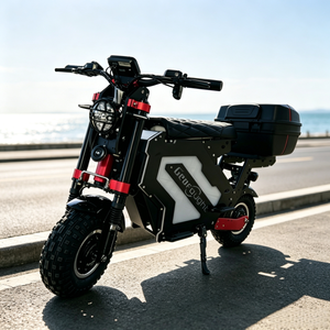 USA Stock 14inch Off Road Food Delivery 10000W Powerful E <b>Scooter</b> 72V 50Ah Removable Battery Dual Motor <b>Adult</b> <b>Electric</b> <b>Scooter</b> - Product Image 1