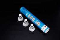 Volant de Badminton professionnel, boule de plumes d'oie, blanc, pour sport, tournoi, absorbant