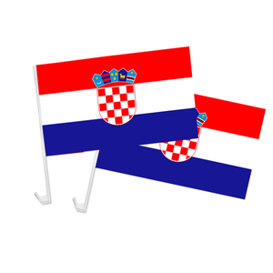 Vente en gros, impression numérique, coupe-vent 30*45cm, 12*18 pouces, 100% polyester, porte-drapeau de fenêtre de voiture du Canada, bannière - Product Image 6