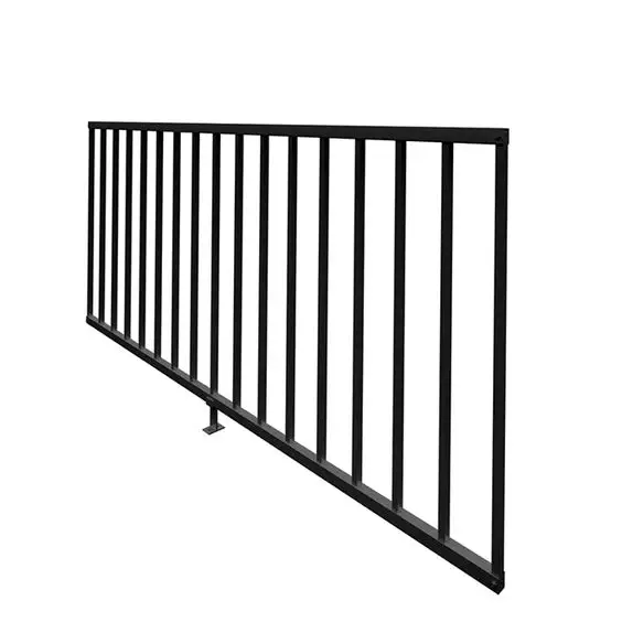 Conception populaire clôture décorative en aluminium en fer forgé clôture en acier clôture en métal