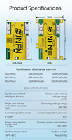 JNFN ANT BMS 17-24S 60V 72V 84V 60A LiFePO4 Li-ion Smart BMS PCB Board for FR-4 Material for Electric Scooter Lithium
