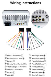 7インチHDタッチスクリーン2 DinカーラジオMP5ビデオプレーヤーGPSとミラーリンク付きBT電話接続1年保証 - Product Image 6