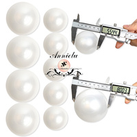 ANNIELU Ornements de boules en plastique simulé, décoration suspendue, guirlande de perles pour toile de fond de mariage, événements, anniversaires, décoration DIY