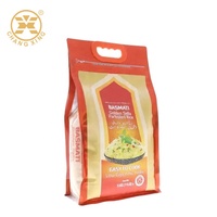 Aangepaste Drie Kant Verzegelde Plastic 1Kg Rijst Verpakking Zak Emballage Alimentaire