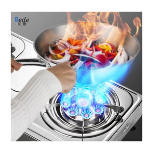 Fornello a <span class=keywords><strong>Gas</strong></span> portatile in acciaio inox per campeggio all'aperto da viaggio per barbecue con tubo butano - Product Image 5
