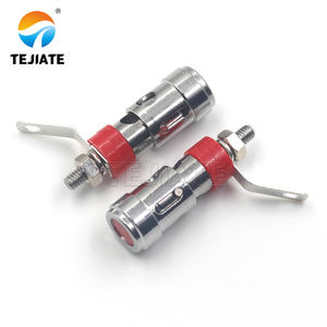 Bornes de connexion à ressort pour haut-parleur amplificateur audio 4 mm, connecteur électricien, borne de haut-parleur à ressort, borne de liaison à ressort - Product Image 4