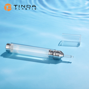 15Ml Lege <span class=keywords><strong>Plastic</strong></span> Cosmetische Oogserum Verpakking Vacuüm Airless Injectiefles Spuit Serum Lotion Fles - Product Image 5