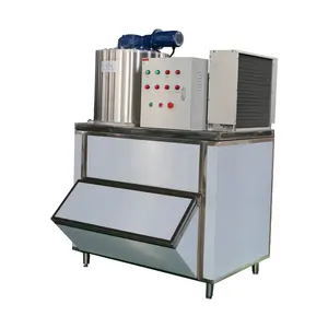 1~10tons flake ice machine flake ice maker machine for fish market seafood freezing