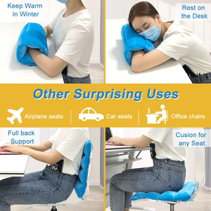 หมอนรองแขนข้อศอกสีน้ำเงินคุณภาพพรีเมียมสำหรับหลังผ่าตัด ช่วยพยุงแขนและข้อศอก สำหรับการฟื้นฟูข้อมือหัก หมอนรองแขน<span class=keywords><strong>ขา</strong></span> - Product Image 4