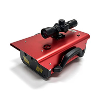 Moniteur de déplacement pour la sécurité des barrages de centrales nucléaires, capteur de précision à double laser mm, IP66, double écran, dispositif d'alerte de déformation en temps réel