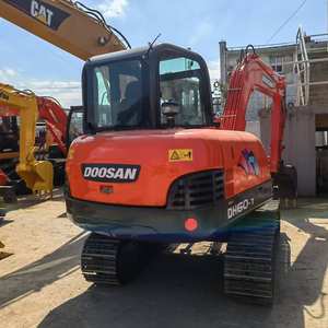Miniexcavadora Usada Doosan DH60 XM Gold de 6 Toneladas, Motor de 6000 kg, Componentes con 2 Años de Garantía, Excavadora de Orugas Japonesa/Coreana - Product Image 4