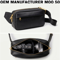 Sac photo personnalisé en cuir véritable antichoc rembourré à compartiments multiples pour appareil photo reflex numérique, vente en gros OEM pour le Royaume-Uni