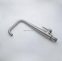Mitigeur de douche mural en acier inoxydable 304 avec cartouche céramique de haute qualité, eau chaude et froide, monotrou, finition chromée