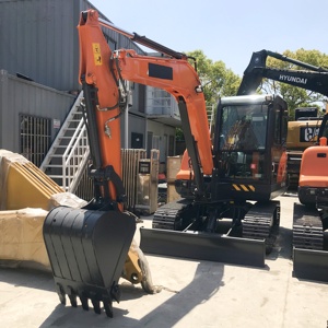 Miniexcavadora Doosan DX60E/DX60/DX55 2022 usada, modelo de motor y bomba de fácil operación probada e inspeccionada, stock en Shanghai - Product Image 1
