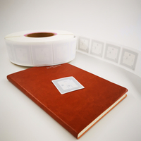 Étiquettes RFID ISO15693 I-CODE SLIX pour bibliothèque, autocollants NFC étanches 13,56 MHz