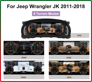 Krando 12.3 ''Auto Digitaal Instrumentenpaneel Lcd Dashboard Snelheidsmeter Voor Jeep Wrangler Jk 2011-2018 Virtueel Cockpitpaneel - Product Image 4