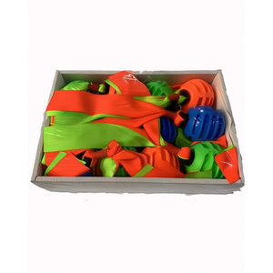 Dog Toy Bell Ribbon Ball 12Pcs For Pet Playtime Fun - Product Image 1