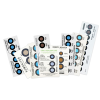 Reversible Color Changing Moisture Detection Cards With RoHS Compliance For Electronic Packaging