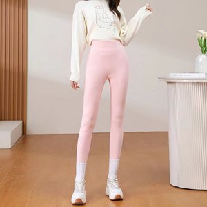 Due tipi di gambali termici invernali a vita alta da donna ricamati in <span class=keywords><strong>pile</strong></span> - Product Image 5