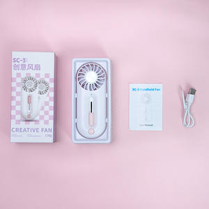 Ventilatore Portatile Ricaricabile per Uomo e Donna, Leggero e Compatto, Ideale per Interni, Esterni, Viaggi e Campeggio - Product Image 4